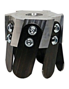 TESTINA X DECESPUGLIATORE ZAPPETTA SUPER 6 ACCIAIO LAME 6 UNIVERSALE