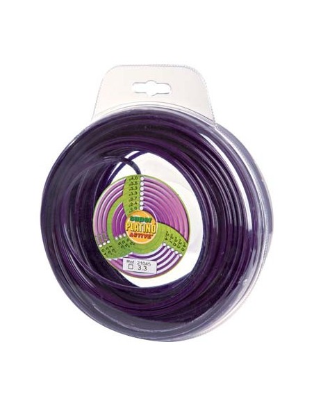 FILO DECESPUGLIATORE PLATINO QUADRO ACTIVE MM 3,3 MT 45
