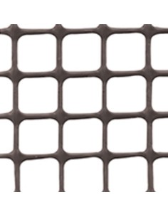 RETE PLASTICA BALCONE QUADRA TENAX HDPE ANTRACITE MM 10X10 H.CM 100 ML 50