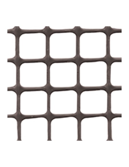 RETE PLASTICA BALCONE QUADRA TENAX HDPE ANTRACITE MM 10X10 H.CM 100 ML 50