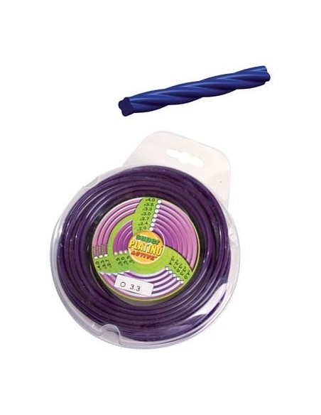FILO DECESPUGLIATORE PLATINO ECOSILENT ACTIVE MM 3,3 MT 15