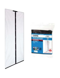 ZANZARIERA PORTA ECCO MAGNET IRS POLIESTERE NERO PANNELLI 2 CM 140 H.CM 250