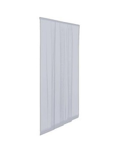 ZANZARIERA PORTA ECCO STRIP A STRISCE IRS POLIESTERE GRIGIO CM 140 H.CM 250