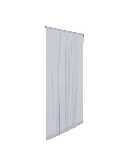 ZANZARIERA PORTA ECCO STRIP A STRISCE IRS POLIESTERE GRIGIO CM 140 H.CM 250