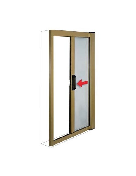 ZANZARIERA KIT PORTA SOTTILE IRS BIANCO RAL 9010 FIBRA VETRO/PVC CM 160 H.CM 250