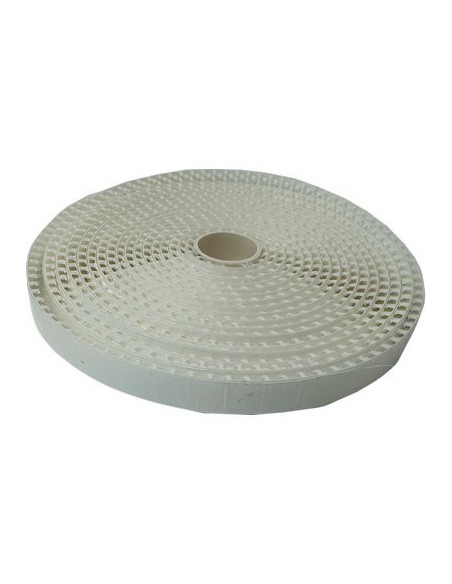 NASTRO AGGRAPPA ZANZARIERA EFFE ADESIVO BIANCO MM 10 X ML 6,6 X RETE FIBRA E ALL.