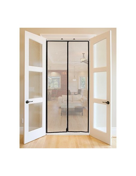 ZANZARIERA PORTA MAGNETICA EFFE POLIESTERE NERO PANNELLI 2 CM 120 H.CM 250