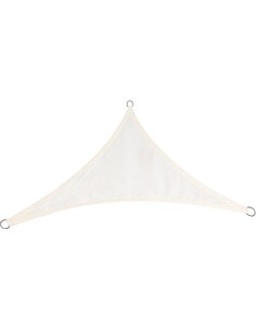 VELA OMBREGGIANTE LUXURY TRIANGOLARE STARS POLIESTERE ECRU GR/MQ 180 MT 3,6X3,6X3,6