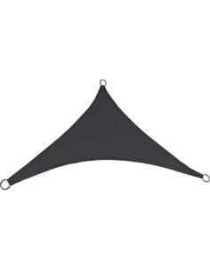 VELA OMBREGGIANTE LUXURY TRIANGOLARE STARS POLIESTERE GRIGIO GR/MQ 180 MT 3,6X3,6X3,6