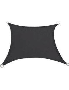 VELA OMBREGGIANTE LUXURY QUADRA STARS POLIESTERE GRIGIO GR/MQ 180 MT 5X5