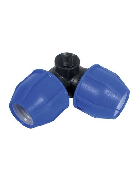 GOMITO A COMPRESSIONE POP-UP FILETTO FEMMINA PN16 MM 32X32X3/4F