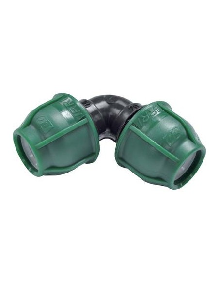 GOMITO A COMPRESSIONE PN10 MM 25X25