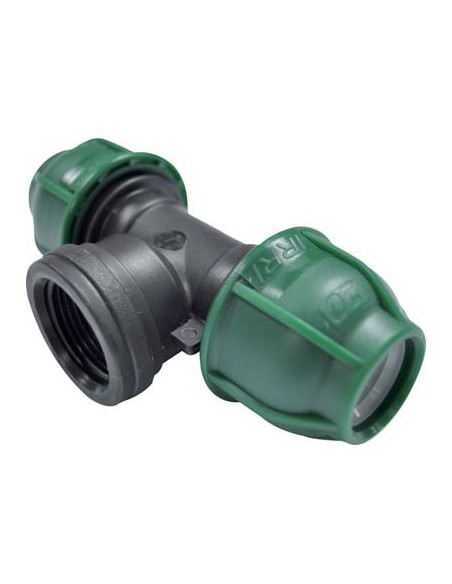 TEE A COMPRESSIONE FILETTO FEMMINA PN10 MM 32X1"F