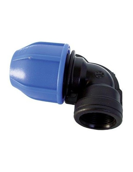 GOMITO A COMPRESSIONE FILETTO FEMMINA PN16 MM 25X1"F