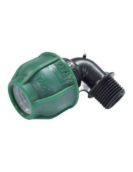 GOMITO A COMPRESSIONE FILETTO MASCHIO PN10 MM 16X3/4M