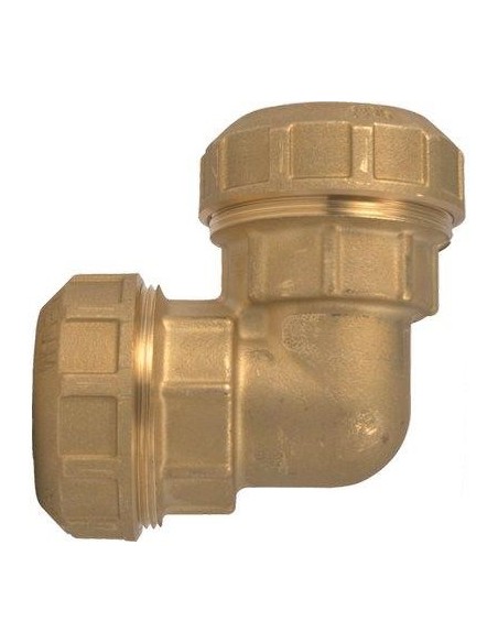 GOMITO A COMPRESSIONE PN25 750 ITAP OTTONE MM 32X32