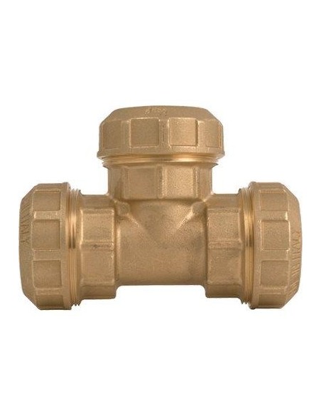 TEE A COMPRESSIONE PN25 730 ITAP OTTONE MM 32X32X32