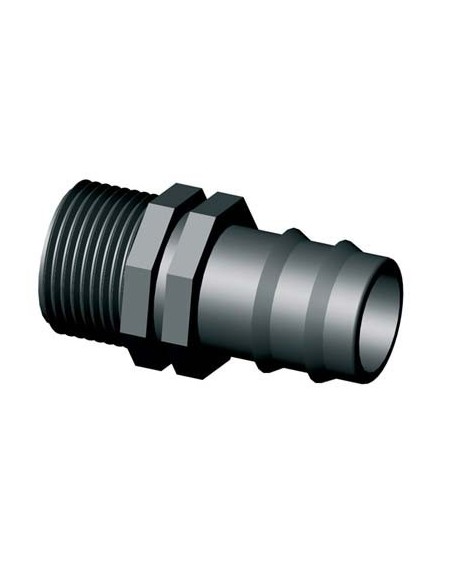 PORTAGOMMA PN FILETTO MASCHIO IRRITEC MM 32X1"M - CONFEZIONE 50 PEZZI