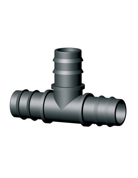 TEE PORTAGOMMA PN IRRITEC MM 25X25X25 - CONFEZIONE 50 PEZZI