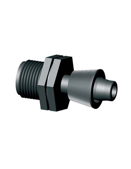 MANICOTTO FILETTO MASCHIO TUBO GOCCIOLANTE IRRITEC MM 16X3/4M - CONFEZIONE 100 PEZZI