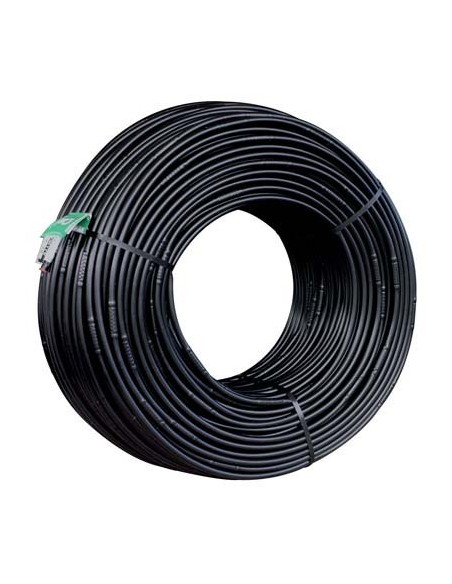 TUBO GOCCIOLANTE FORI 2 PN NERO LT/H 2 MM 16 PASSO CM 20 MT 100 CA