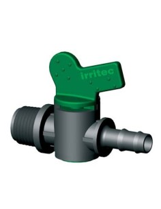 VALVOLA PORTAGOMMA PN FILETTO MASCHIO IRRITEC MM 16X1/2M - CONFEZIONE 50 PEZZI