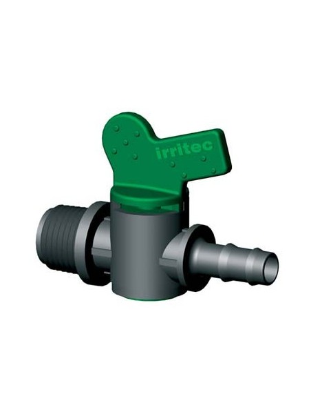 VALVOLA PORTAGOMMA PN FILETTO MASCHIO IRRITEC MM 20X3/4M - CONFEZIONE 50 PEZZI