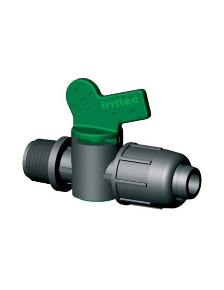 VALVOLA STRINGITUBO PN FILETTO MASCHIO IRRITEC MM 16X1/2 - CONFEZIONE 50 PEZZI