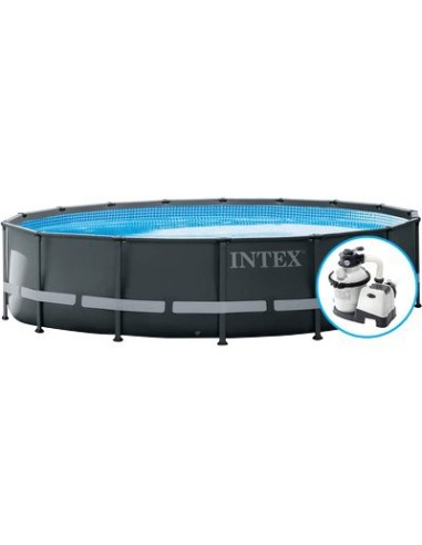 PISCINA ULTRA XTR FRAME 26326 INTEX FILTRO SABBIA LT/H 7.948 CM 488 H.CM 122