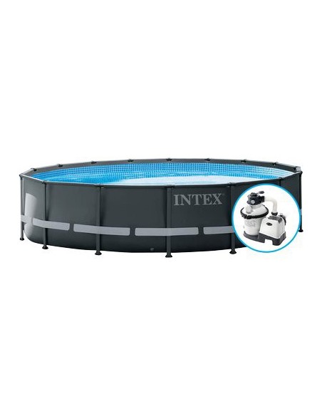 PISCINA ULTRA XTR FRAME 26326 INTEX FILTRO SABBIA LT/H 7.948 CM 488 H.CM 122