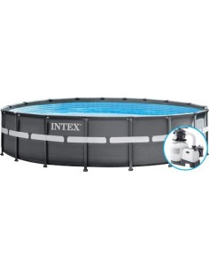 PISCINA ULTRA XTR FRAME 26330 INTEX FILTRO SABBIA LT/H 7.948 CM 549 H.CM 132