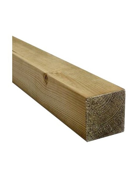 PALO QUADRO LEGNO EURO PINO IMPREGNATO CM 9X9 H.CM 210