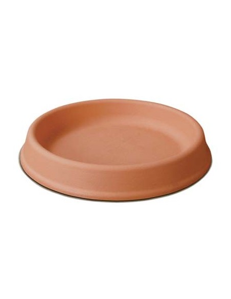 SOTTOVASO TONDO POTTERY COLLECTION GDM RESINA TERRACOTTA CM 38,0 H.CM 5,2 X VASO CM 45