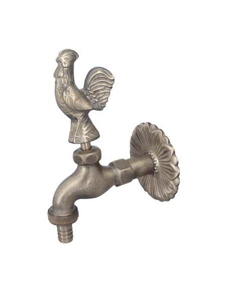 RUBINETTO ARTISTICO A VITE GALLO BRASS STARS OTTONE 1/2M MM 25