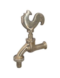 RUBINETTO ARTISTICO A VITE GALLO STARS OTTONE 1/2M MM 25