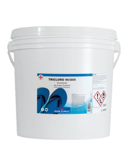TRICLORO X PISCINA PASTIGLIE LAPI KG 25 - 125XGR 200