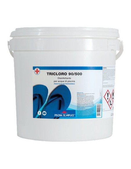 TRICLORO X PISCINA PASTIGLIE LAPI KG 10 - 20XGR 500