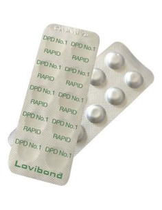 REAGENTE X TEST ANALISI CLORO + BROMO X PISCINA CF - PASTIGLIE 10 PEZZI 10