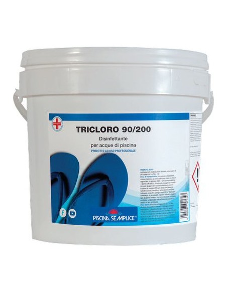 TRICLORO X PISCINA PASTIGLIE LAPI KG  5 - 25XGR 200