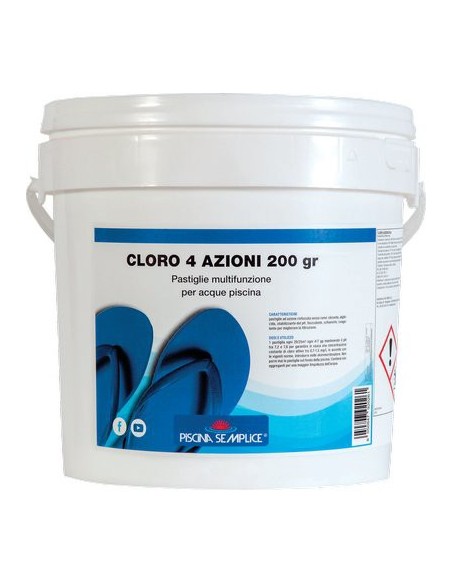 MULTIAZIONE X PISCINA PASTIGLIE LAPI KG  5 - 25XGR 200