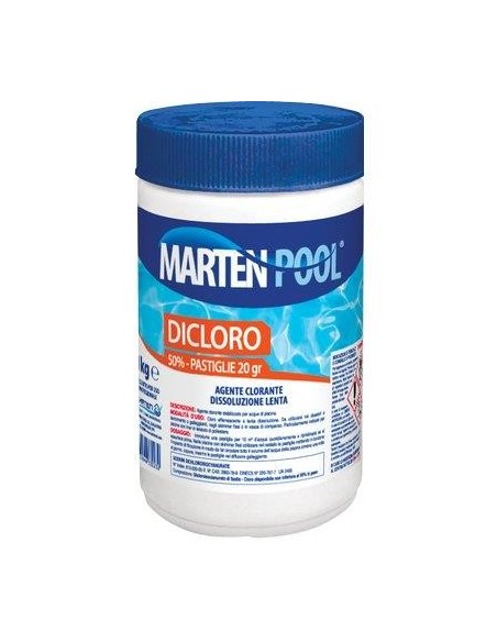 DICLORO X PISCINA PASTIGLIE MARTEN KG 1 - 50XGR 20