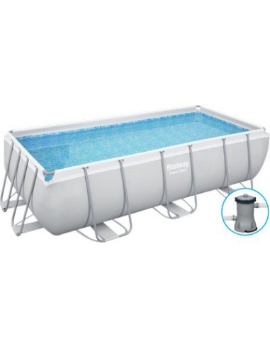 PISCINA POWER STEEL 56441 BESTWAY FILTRO LT/H 2.006 CM 404X201 H.CM 100