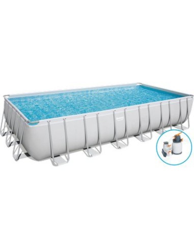 PISCINA POWER STEEL 56475 BESTWAY FILTRO SABBIA LT/H 5.678 CM 732X366 H.CM 132