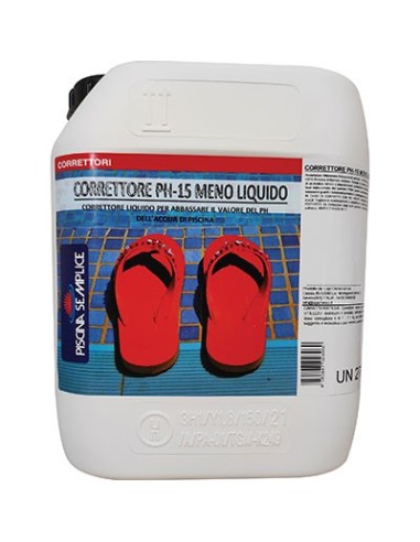 REGOLATORE PH MENO 15% X PISCINA LAPI LIQUIDO LT  5