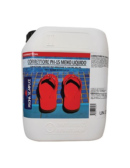 REGOLATORE PH MENO 15% X PISCINA LAPI LIQUIDO LT  5