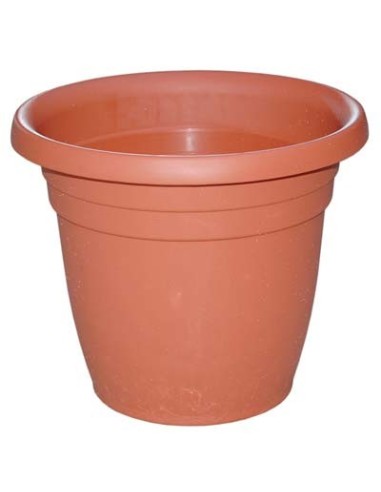 VASO TONDO THEA ICS PP TERRACOTTA CM 16 H.CM 12