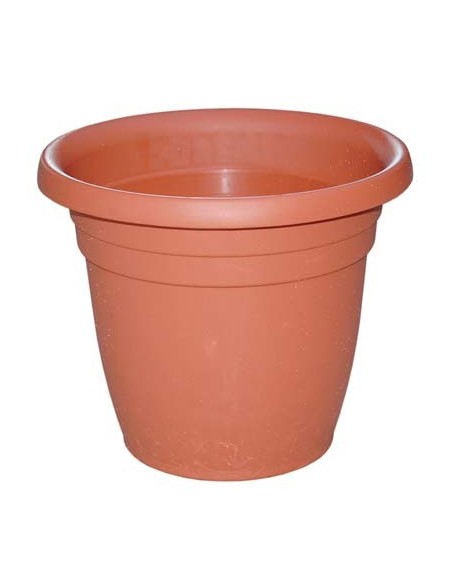 VASO TONDO THEA ICS PP TERRACOTTA CM 23 H.CM 19