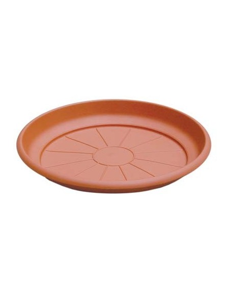 SOTTOVASO TONDO ERICA ICS PP TERRACOTTA X VASO CM 46