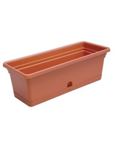CASSETTA + RISERVA MELISSA ICS PP TERRACOTTA CM 40X20 H.CM 16