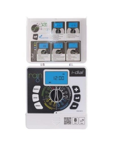 CENTRALINA IRRIGAZIONE I-DIAL INTERNO RAIN ZONE 8 VOLT 220/24 TRASF ESTERNO